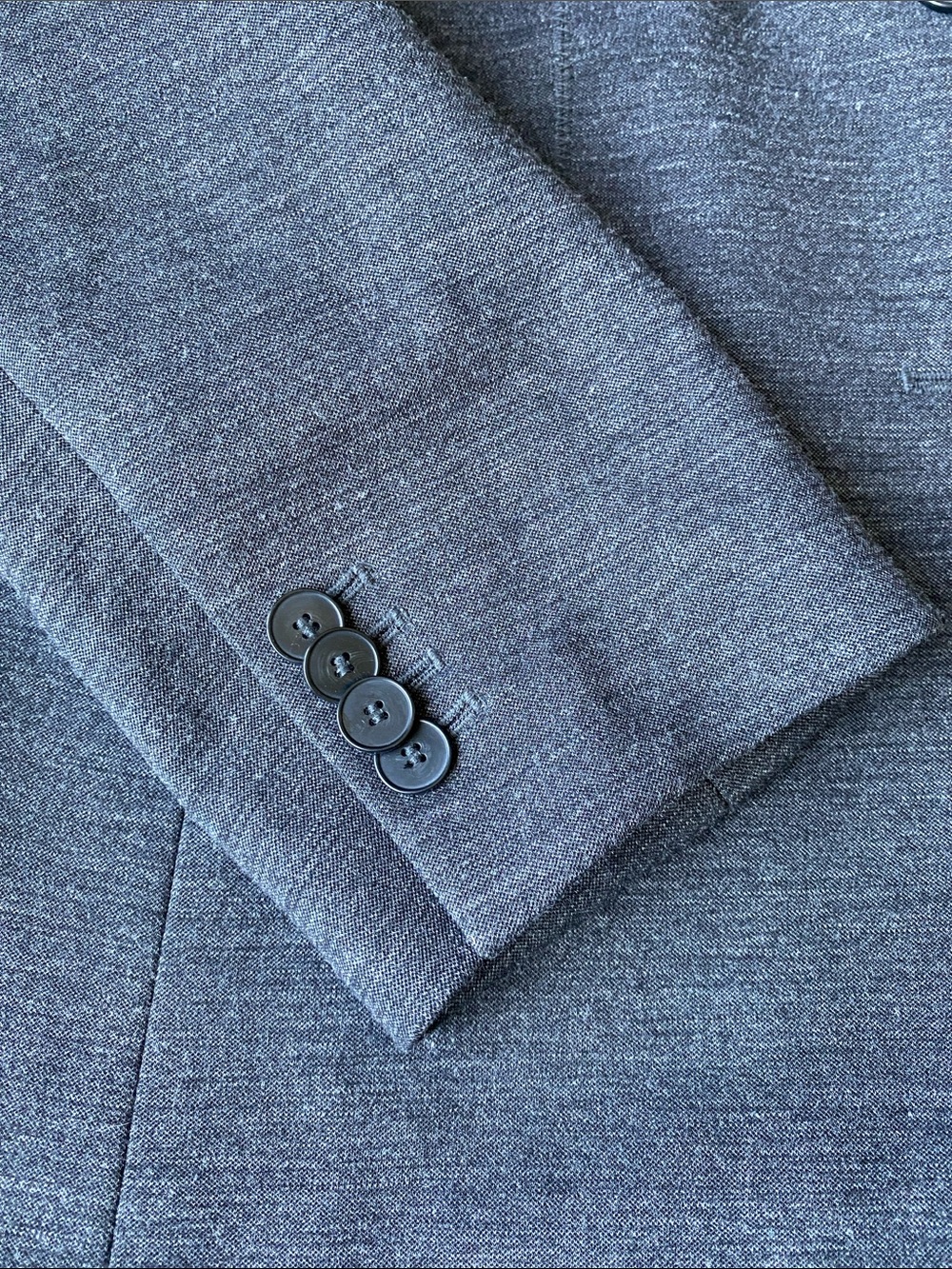 Ann Taylor Charcoal Gray Wool/Poly Blazer - Picture 4 of 12